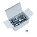 ECROU 6 PANS NYLSTOP/FREIN M10  (BOITE DE 100 PIECES)  (817010)  -ALGI-