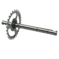 PEDAL AXLE FOR MOPED  MBK 51, 50, 41, 40 (28 TEETH) -SELECTION P2R-