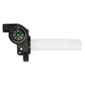 THROTTLE  HANDLE FOR MOPED REPLAY -SHORT STROKE- WITH COMPASS (WITH TRANSMISSION CABLE + ADJUSTER SCREW M10X125+DISPATCHER)