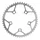 PLATEAU ROUTE 5BRA D.110 STRONGLIGHT ULTRA TORQUE  50DTS EXTERIEUR CAMPAGNOLO ARGENT ALU 7075