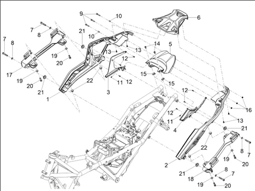Carrosserie posterieure