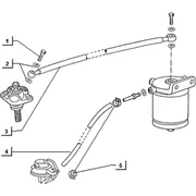 Tuyau du filtre-pompe à injection-tuyau de pompe a/c-filtre