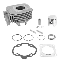 CYLINDRE SCOOT ADAPTABLE PEUGEOT 50 KISBEE 2018> 2T INJECTION ALU TRAITEMENT CERAMIQUE (DIAM 39 mm - AXE DE PISTON 13 mm) -P2R