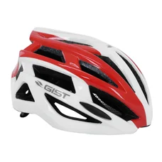 EBIKE ADULT HELMET GIST PLANET WHITE/RED IN-MOLD EURO 52-58 RATCHET SETTING 212GRS