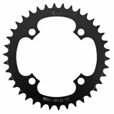 PLATEAU VAE/E-BIKE 4BRA D.104 ESJOT POUR BOSCH / BROSE / YAMAHA / GIANT / SHIMANO E-STEPS 38DTS MONO NOIR ACIER NARROW WIDE