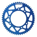 COURONNE 50 A BOITE ADAPTABLE DERBI 50 SENDA DRD, DRD PRO  420  53 DTS ALU CNC BLEU (102/124.5/8.5)  -STAGE 6-