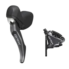 FREIN A DISQUE GRAVEL HYDRAULIQUE SHIMANO GRX810 AVANT NOIR (LEVIER/MANETTE AVEC ETRIER BR-RX810+DURITE ASSEMBLE 1000mm)