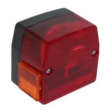 FEU ARRIERE CYCLO ADAPTABLE PEUGEOT 103 SPX, RCX/MBK 51S ROUGE  -P2R-