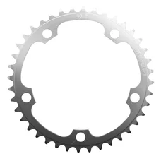 PLATEAU ROUTE 5BRA D.130 STRONGLIGHT DURAL 40DTS INTERIEUR ARGENT TYPE SHIMANO 8/9V.