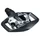 CLIP IN PEDAL FOR MTB- SHIMANO PD-ED500   - WITH CLEATS (PAIR)with double-sided binding- black platform