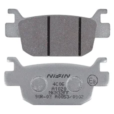 PLAQUETTE DE FREIN NISSIN POUR HONDA 125 FORZA AR, 300 SH 2007> AR, 125 SHi 2009> AR, 125 S-WING 2007> AR, 250 FORZA 2005> AR / BENELLI 500 LEONCINO 2017> AR (2P-334NS) (SEMI METAL)