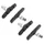 PORTE PATIN FREIN VTT A VIS SYMETRIC NEWTON 70mm NOIR (2 PAIRES)