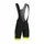 CUISSARD COURT GIST A BRETELLES FOND COOLMAX NOIR BORDS JAUNE FLUO  XXXL  -5116