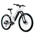 VELO ELECTRIQUE/VAE VTT 29 LEADER FOX ARIMO FEMME BLANC BRILLANT 9V MOTEUR ROUE AR BAFANG 36V 45Nm BATTERIE 20Ah (16,5'' - H43cm - TAILLE S - POUR ADULTE DE 158cm à 168cm)