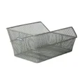 PANIER ARRIERE ACIER NID ABEILLE BASIL VERT OLIVE (38x24x11cm)