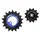 GALET DERAILLEUR TRIPEAK 12-18 DENTS CERAMIC POUR DERAILLEUR 11V. BLEU FONCE COMPATIBLE SHIMANO RD-81xx / 71xx (JEU DE 2)