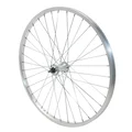 WHEEL FOR MTB- 24" FRONT -ALUMINIUM-ALUMINIUM HUB - SOLID SPINDLE- (SOLD WITHOUT NUT 9X100)