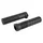 POIGNEE VTT / CITY NEWTON LOCK ON RUBBER NOIR L138mm SANS BOUCHON (PAIRE)