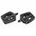 PEDALE CITY MARWI NOIR SP481 RESINE FILETAGE 1/2" (PAIRE SUR CARTE)