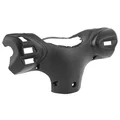 CARENAGE/COUVRE GUIDON SCOOT ADAPTABLE MBK 50 OVETTO 2011>/YAMAHA NEOS 2011> NOIR (INFERIEUR) -P2R