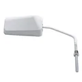 MIRROR FOR SCOOT REPLAY F1  Ø 8 REVERSIBLE -WHITE- (x1) -LONG ARM- -WHITE-- **