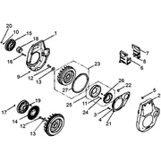 Couvercle carter - refoidissement carter
