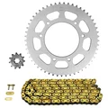 CHAIN AND SPROCKET KIT FOR DERBI 50 DRD PRO SM 2005>2016  420  11x53  (REAR SPROCKET Ø 102/125/8.5)  (OEM SPECIFICATIONS)  -AFAM-