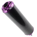 SILENCIEUX 50 A BOITE VOCA EVO BESTIA RD30400 CARBONE EMBOUT ANODISE VIOLET POUR ROOKIE, CHROMED, SCR, MK, BARIKIT