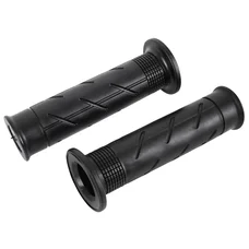 REVETEMENT POIGNEE PROGRIP MOTO ON ROAD 700 SIMPLE DENSITE NOIR CLOSED END 125mm (PAIRE)
