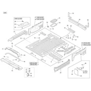 Panneau plancher arrière