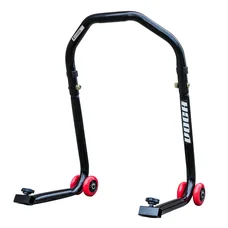 LEVE/BEQUILLE MOTO STAND VOCA ARRIERE + AVANT UNIVERSEL ACIER NOIR (LONG 67mm - LARG 40 ou 53mm - HAUT 34mm)