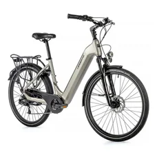 VELO ELECTRIQUE/VAE CITY 26 LEADER FOX LOTUS MIXTE ARGENT 7V MOTEUR ROUE AR BAFANG 36V 45Nm BATTERIE 15Ah (20'' - H52cm - TAILLE L - POUR ADULTE DE 178cm à 185cm)