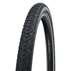PNEU CITY/VTC 700 X 38 SCHWALBE MARATHON E-PLUS NOIR TR (40-622) RENFORT 5mm VAE/E-BIKE 50KM/H FLANC REFLEX POUR POIDS ROULANT 100KGS