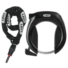 ANTIVOL VELO FER A CHEVAL ABUS PRO TECTIC 4960 NR NOIR + CHAINE ANTIVOL DE CADRE ACH 2.0 + SAC AVEC SERRURE INTEGREE - SECURITE NIVEAU 7/15