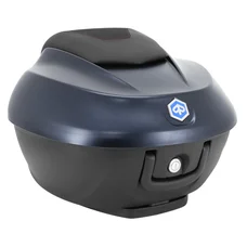 TOP CASE 36L VENDU AVEC LE SUPPORT+DOSSERET ORIGINE PIAGGIO 300-400 BEVERLY 2021> NOIR TEMPESTA N12 -CM323304-
