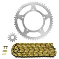 CHAIN AND SPROCKET KIT FOR APRILIA 50 RX 1999>2001  420  12x51 (BORE Ø 105mm) (OEM SPECIFICATION)  -AFAM-