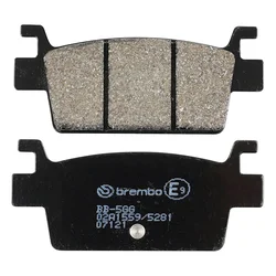 PLAQUETTE DE FREIN BREMBO POUR KYMCO 550 AK 2017>2023 AR (SCOOTER CARBONE CERAMIQUE) -07121CC