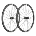 ROUES ROUTE DISQUE 700 DT SWISS HE1800/32 ENDURANCE CENTERLOCK AXE TRAVERSANT 12x100 et 142mm CASSETTE SHIMANO/SRAM 11/10V NOIR PNEU 25/32mm (HAUTEUR JANTE 32mm)