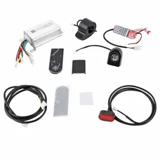 KIT CONTROLEUR POUR TROTTINETTE COMPATIBLE XIAOMI MI4 (INCLUS GACHETTE ACCELERATEUR, CONTROLEUR,CIRCUIT IMPRIME COMPTEUR, ECLAIRAGE AVANT/ARRIERE, CABLE)     -P2R-