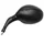 RETROVISEUR ADAPTABLE YAMAHA 125 MAJESTY 1998>2009 / MBK 125 SKYLINER 1998>2009  GAUCHE NOIR (HOMOLOGUE CE) (5DS-F6280-00)  -VICMA-