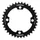 CHAINRING FOR EBIKE- SINGLE- 36 Teeth Ø104 BLACK ALUMINIUM- 7075 STRONGLIGHT 4 ARMS (FOR BOSCH 4th GENERATION) WITH SPIDER REF 181118 TECHNOLOGY NARROW WIDE