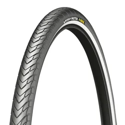 TYRE FOR HYBRID E-BIKE 700 X 32 MICHELIN PROTEK MAX REINFORCED 5mm BLACK - RIGID (32-622) REFLECTIVE- E-BIKE APPROVED e50