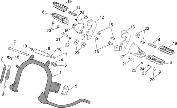 Repose-pieds bequille