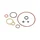 GASKET SET FOR DELLORTO CARB PHBN  -P2R-