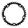 PLATEAU ROUTE 5BRA D.130 MICHE 38DTS INTERIEUR TYPE SHIMANO NOIR 9/10V.