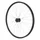 WHEEL FOR TREKKING BIKE - 700x35 FRONT - KARGO DISC/V-brakes FOR E-BIKE ALUMINIUM BLACK "DOUBLE WALLED" SHIMANO HUB M475 DISC 6 HOLES -QUICK RELEASE (REINFORCED)