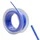 GAINE POUR CABLE DE GAZ 50 A BOITE VOCA TEFLON DIAM 5 mm LONGUEUR 20 M BLEU