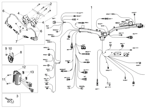 Circuit electrique AV
