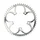 PLATEAU ROUTE 5BRA D.110 TA ZEPHYR 52DTS EXTERIEUR ARGENT ALU 7075 TYPE SHIMANO 9/10V.