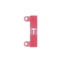 POCHOIR GRAVAGE TGV ALPHA EN LIGNE LETTRE T (SACHET DE 20)  -ICA-